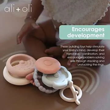 Ali+Oli Stacking Rings for Creative Infant Play