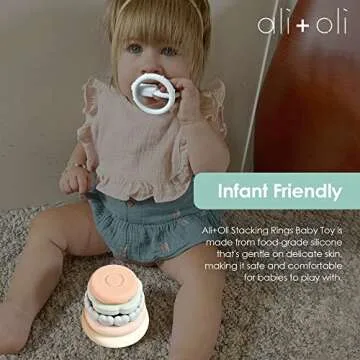Ali+Oli Stacking Rings for Creative Infant Play