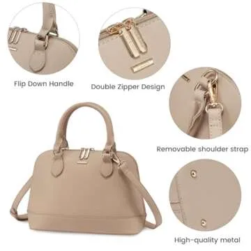 LOVEVOOK Small Purse Crossbody Bags for Women Fashion Satchael for Dating Travel Casual,Nude