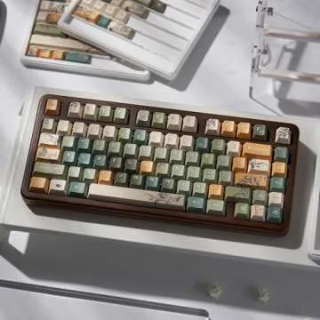 Sumgsn 152 Keys Green PBT Keycaps for Mechanical Keyboards