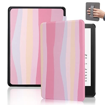 SCSVPN Kindle Paperwhite Case 11th Generation Lightweight PU Leather Hard Cover - Auto Sleep/Wake, H...