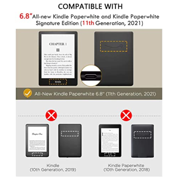 SCSVPN Kindle Paperwhite Case Lightweight Stylish Protection