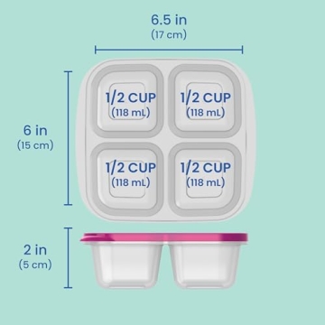 Bentgo Easyboxes 4-Compartment Snack Containers