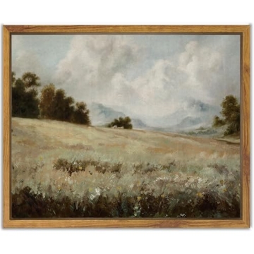 SHENIFY Vintage Landscape Framed Canvas Wall Art - Perfect Elegance for Your Decor