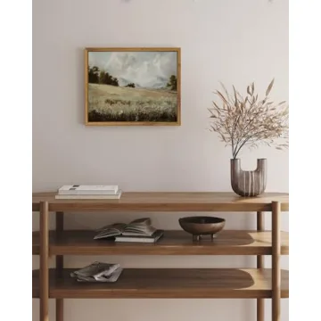 SHENIFY Vintage Landscape Framed Canvas Wall Art - 8x10in