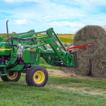 YINTATECH 49" Hay Spear 3000lbs Quick Attach for Tractors