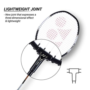 YONEX ZR 100 Light Aluminum Badminton Racquet Set of 2