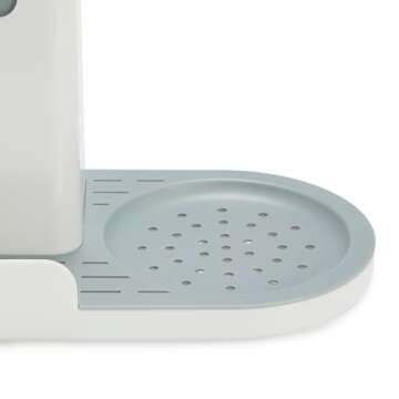 Stylish Kitchen Sink Organizer - Large Holder, White