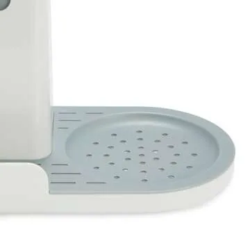 Stylish Kitchen Sink Organizer - Large Holder, White