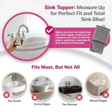 Sink Topper Foldable Sink Cover for Extra Space & Storage