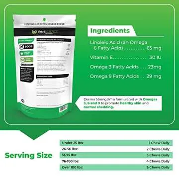 VetriScience Coat Chews for Healthy Skin and Coat