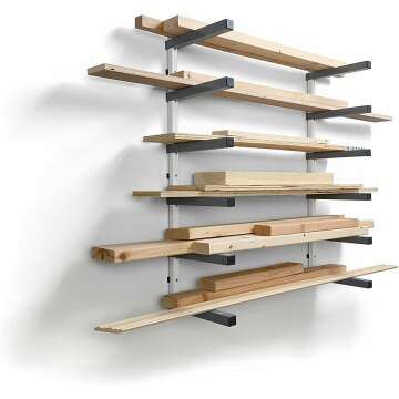 BORA Wood Organizer and Lumber Storage Rack PBR-0620
