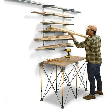 BORA Wood Organizer and Lumber Storage Rack PBR-0620
