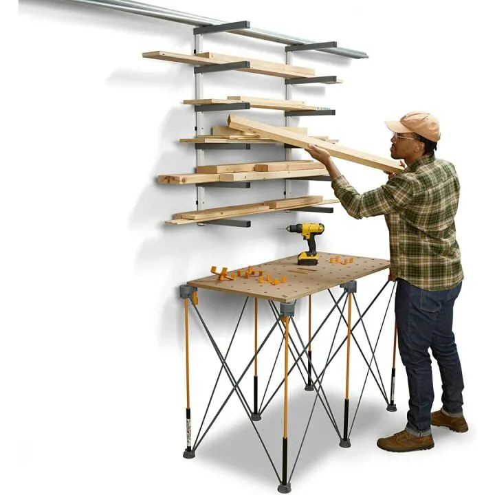 BORA Wood Organizer and Lumber Storage Rack PBR-0620