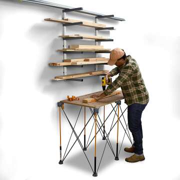 BORA Wood Organizer and Lumber Storage Rack PBR-0620