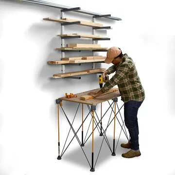 BORA Wood Organizer and Lumber Storage Rack PBR-0620