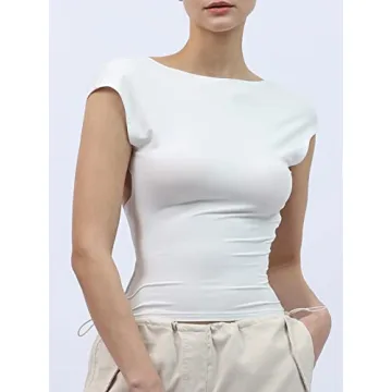 Women's Backless Y2K Crop Top - Summer Fashion Must-Have