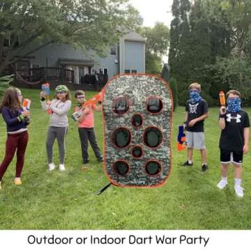 Wishery Large Nerf Gun Target for Kids - Perfect Gift