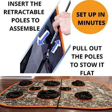 Wishery Large Nerf Gun Target for Kids - Perfect Gift