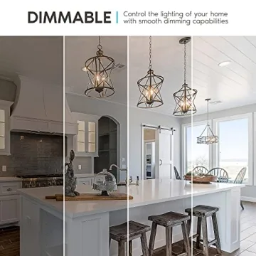 LUXRITE Vintage Candelabra LED Bulbs 550 Lumens Dimmable