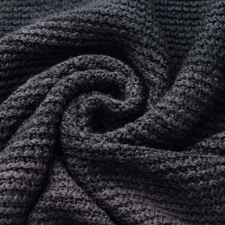 Chic Women's Striped Poncho with Tassels