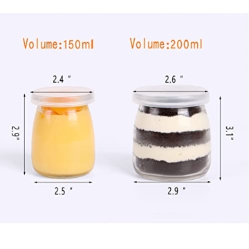 Thymart Mini Glass Jars - Perfect for Food & DIY Gifts