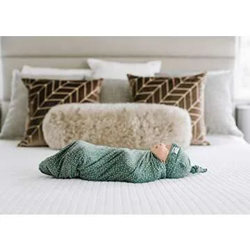 Copper Pearl Stretchy Swaddle Blanket for Newborns and Toddlers