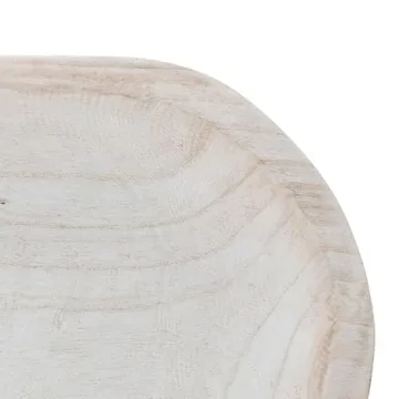 Bloomingville Hand-Carved Paulownia Wood Decorative Bowl