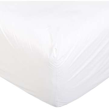 Fresh Ideas Waterproof Mattress Protector 100% Vinyl Hypoallergenic, King White