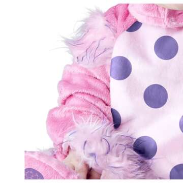 Baby Girls' Lil' Monster Costume - Pink, Comfortable Design