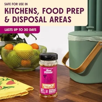 Aunt Fannie’s FlyPunch Fruit Fly Trap - Effective & Safe