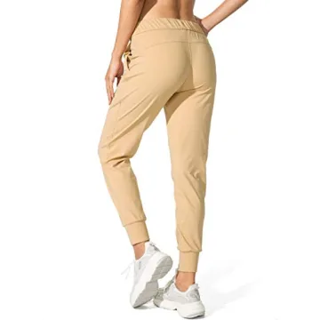 SANTINY Women's Joggers with Pockets & Drawstring