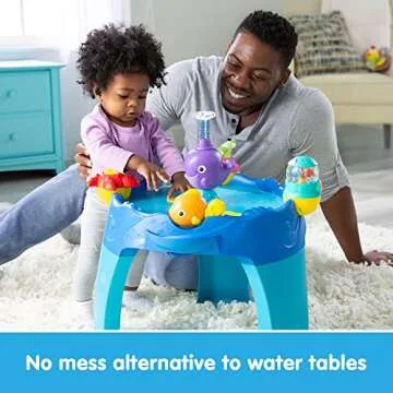 Lamaze 3-in-1 Airtivity Center – Developmental Sensory Toy Activity Center, Grows with Baby, Mess-Free Water Table Alternative