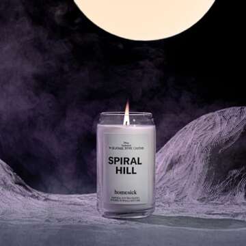 Homesick Disney Tim Burton Spiral Hill Candle 13.75 Oz
