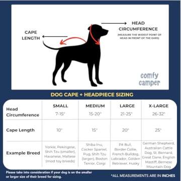 ComfyCamper Hat and Suspenders Dog Costume - X Large Medium Small Lab Star Space Cosplay Halloween Costumes, Medium, Red