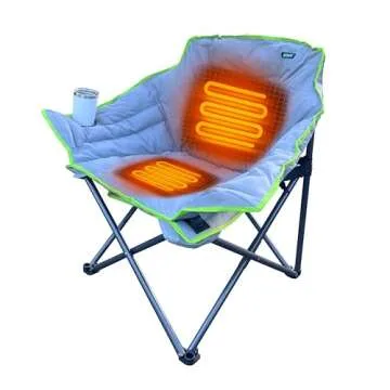 Heated Camping Chair for Tailgating and Sports Events