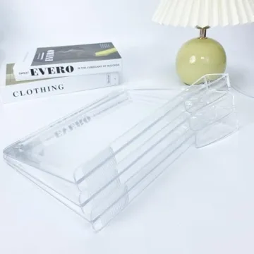 Acrylic Shelf Dividers for Closet Organization in Clear