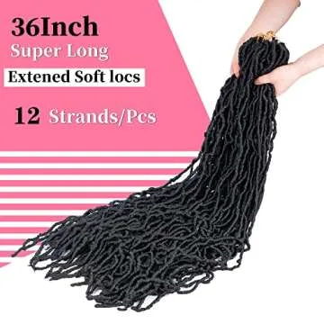 Goddess Locs 36 Inch Crochet Hair Synthetic Extensions