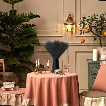 Mandy's 20pcs Black Silk Pampas Grass for Stunning Decor