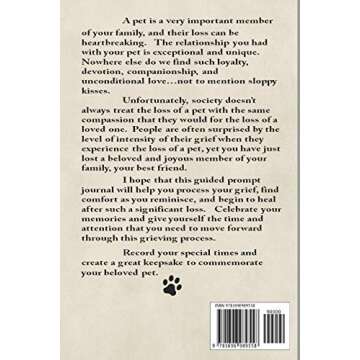 Pet Grief Journal Black Lab: Guided Prompt Keepsake Workbook