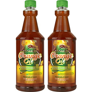 Green Gobbler Cold Pressed Concentrated Orange Oil - Natural Multi-Purpose Cleaner 32 oz (2 PACK)