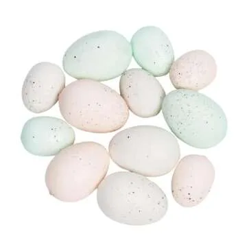 Factory Direct Craft Package of 36 Pastel Speckled Easter Faux Eggs
