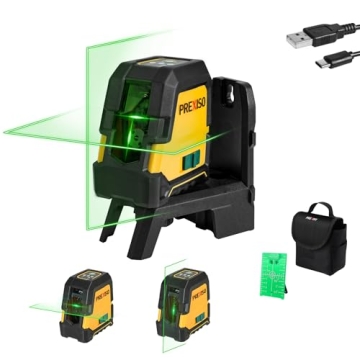 PREXISO Green Laser Level - 100Ft Self-Leveling with Magnetic Base