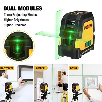 PREXISO Green Laser Level Self-Leveling 100Ft Magnetic Base