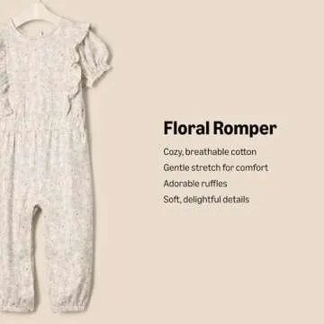 Floral Ruffle Romper for Baby Girls - Sofia Grainge