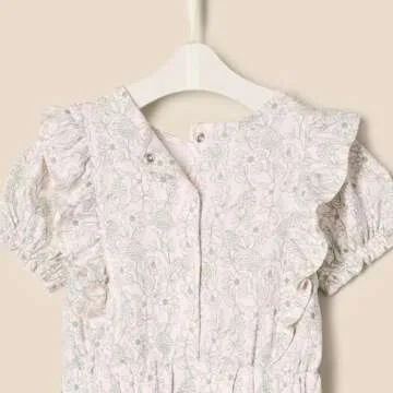 Floral Ruffle Romper for Baby Girls - Sofia Grainge