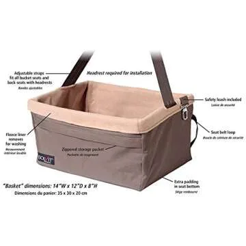 PetSafe Happy Ride Booster Seat - Ideal Pet Car Seat