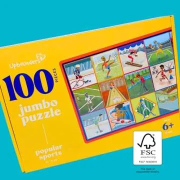 Upbounders Popular Sports Puzzle for Kids - 100 pc