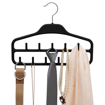 ELONG HOME Belt Hanger - 360 Degree Swivel, 11 Sturdy Hooks for Efficient Organization