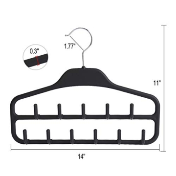 Sturdy ELONG HOME Belt Hanger with 360 Degree Swivel